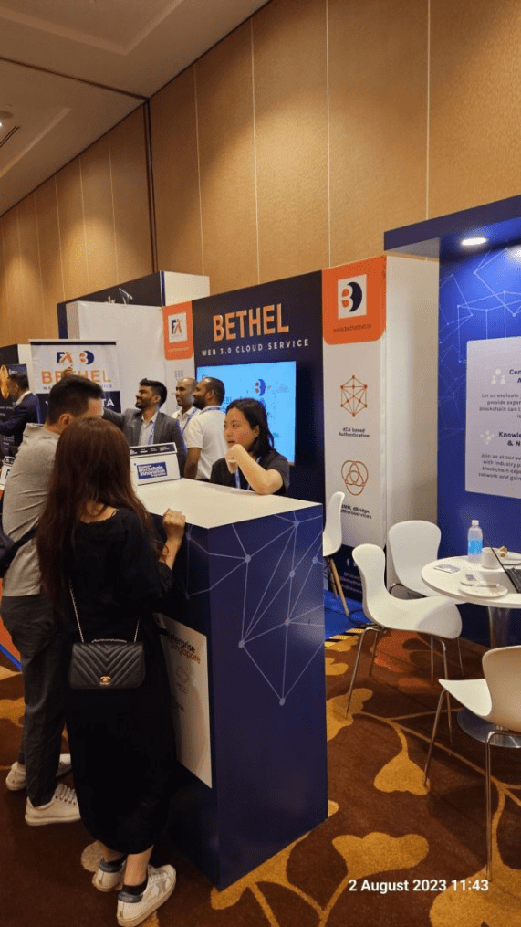 Singapore Blockchain Innovation Programme Booth